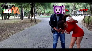 Danna, a provocative Latina wife, exposes herself in public and performs oral sex on an unknown man in Chapultepec